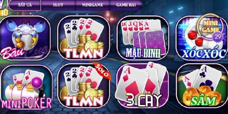 Tham gia các loại game bài mọi lúc